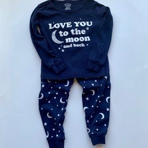 Navy blue Pajama Set-Boy/Girl 18-24months
